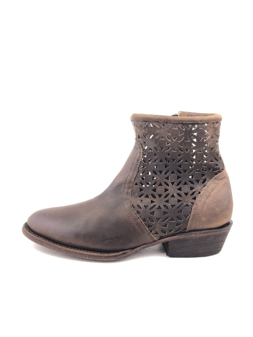 Farylrobin Nitro Perforated Leather Ankle Boots